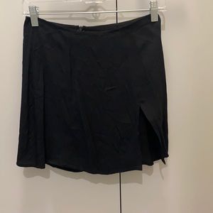 Reformation Black Mini Skirt